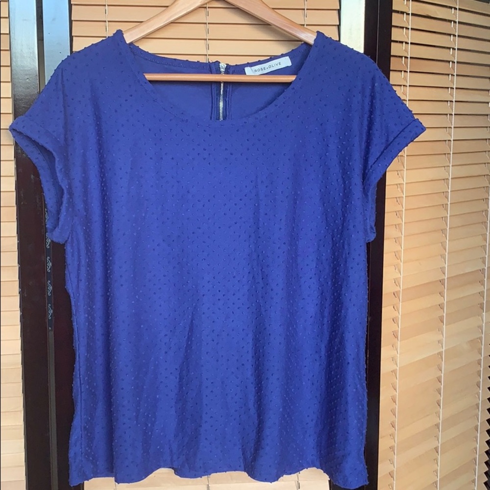 Royal blue t-shirt